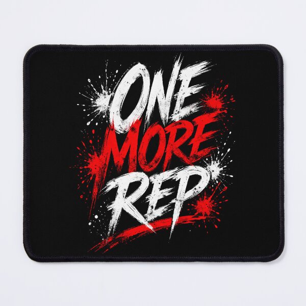 Item preview, One More Rep Gym Motivation Discipline Mindset designed and sold by SzyMazDesign.