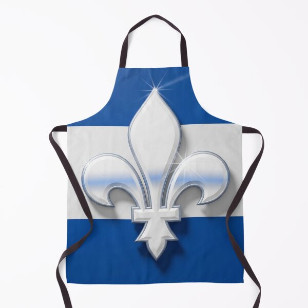 Item preview, Fleur De Lys Quebec Flag Saint Jean Baptiste Day Blue White designed and sold by ProjectNoah.