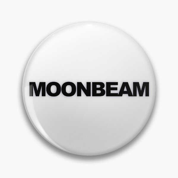 Item preview, MOONBEAM — Black Minimal Bold Type Statement designed and sold by WORDPAUSE.