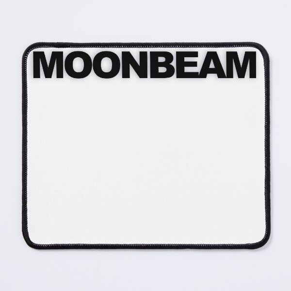 Item preview, MOONBEAM — Black Minimal Bold Type Statement designed and sold by WORDPAUSE.