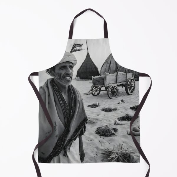 Item preview, Dusk at the Encampment: AlUla 1950 designed and sold by GoldenVerseArt.