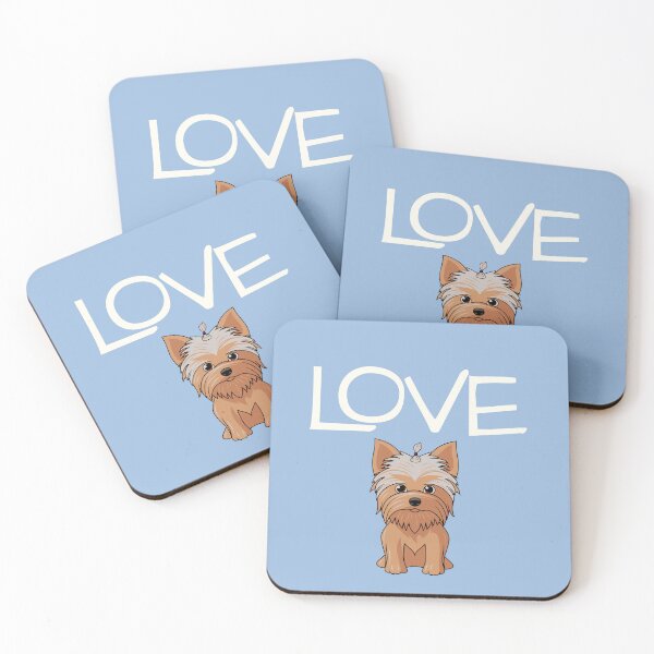 Item preview, Simply Love Yorkie – Cute Yorkshire Terrier Dog Illustration designed and sold by Teacuppupdesign.