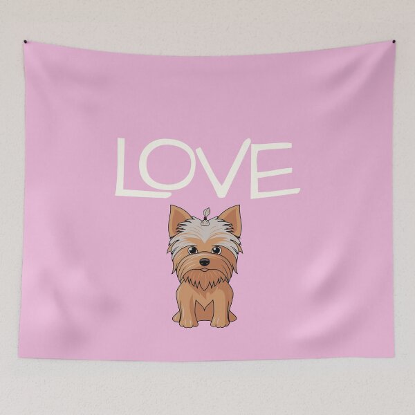 Item preview, Simply Love Yorkie – Cute Yorkshire Terrier Dog Illustration designed and sold by Teacuppupdesign.