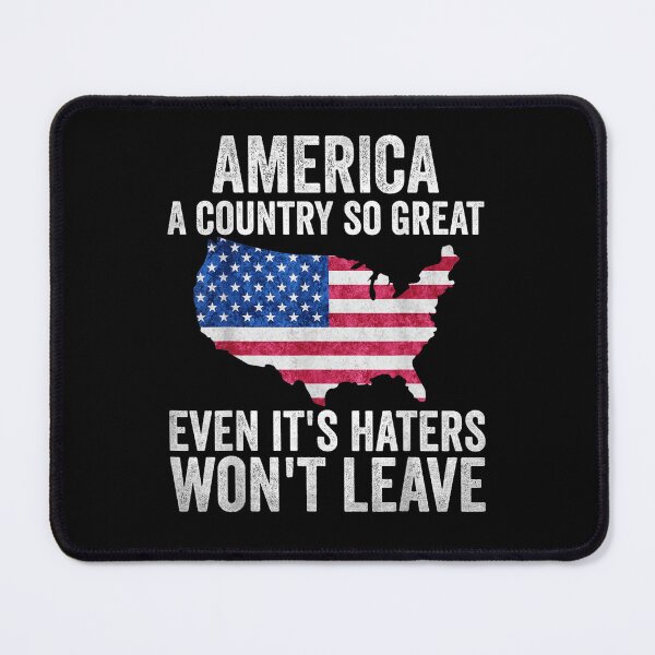 Item preview, America So Great Haters Won't Leave Vintage USA Flag Patriotic Design Humorous United States designed and sold by SpectrumShades.