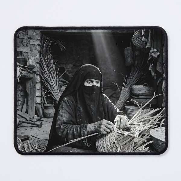 Item preview, The Weaver's Hands: Al-Ahsa Oasis 1958 designed and sold by GoldenVerseArt.