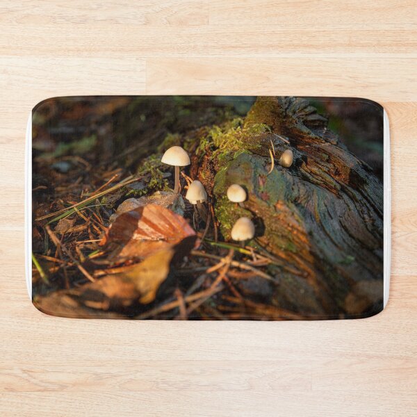Item preview, Fungi on mossy log designed and sold by Stephen Jarman.