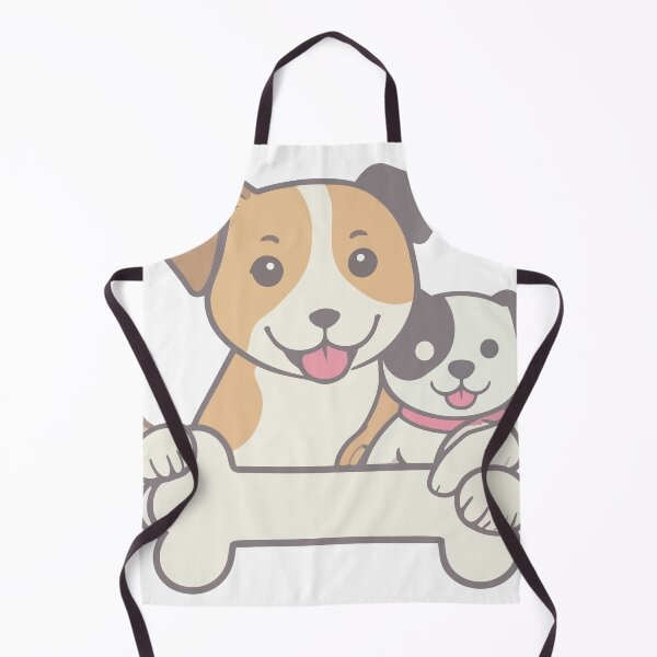 Item preview, Cute Kawaii Dog and Puppy with Bone Illustration designed and sold by BestChoiceService.