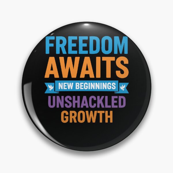 Item preview, Divorce Freedom Awaits New Beginnings Unshackled designed and sold by LuminOrb.