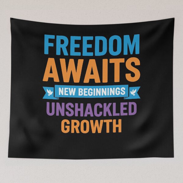 Item preview, Divorce Freedom Awaits New Beginnings Unshackled designed and sold by LuminOrb.