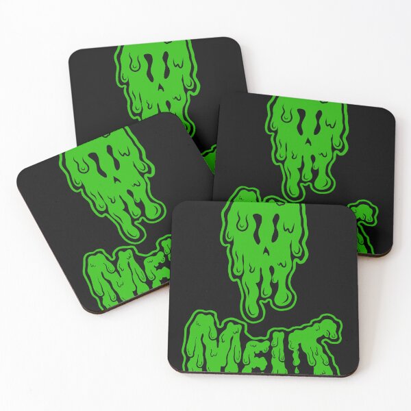 Item preview, Melt Skull - Green designed and sold by JuiceBoxJuice.