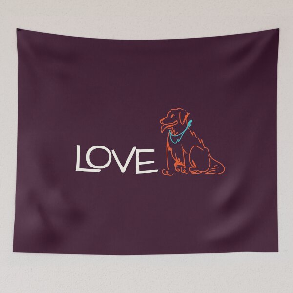 Item preview, Simply Love Labrador/retriever Dog Line Art – Minimalist Cute Dog Illustration designed and sold by Teacuppupdesign.