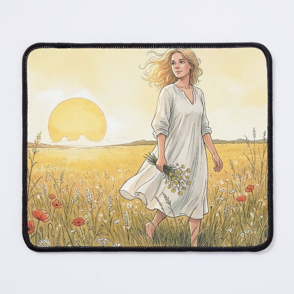 Item preview, Golden Hour Meadow Wanderer designed and sold by Banal25.