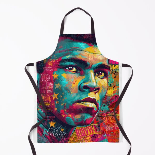 Item preview, Vibrant Portrait of a Boxing Legend in Color designed and sold by Artessie.