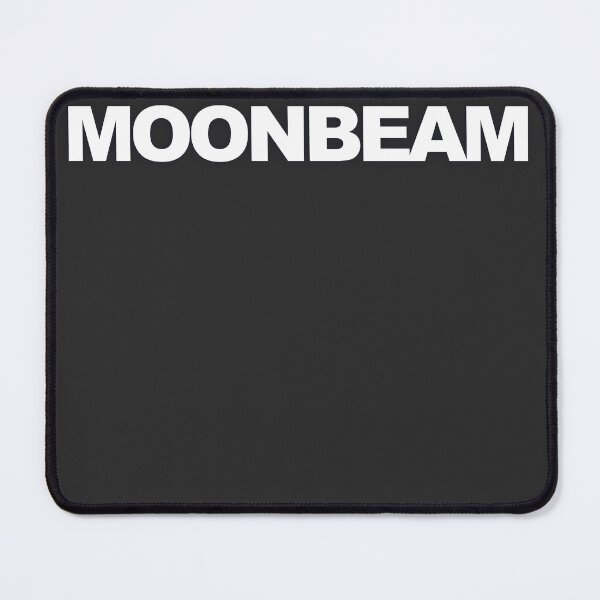 Item preview, MOONBEAM — White Minimal Bold Type Statement designed and sold by WORDPAUSE.