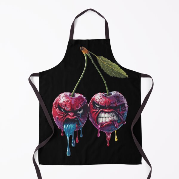 Item preview, Angry Neon Cherries - Graffiti Street Art - Bad Twins designed and sold by EhrenGeneration.