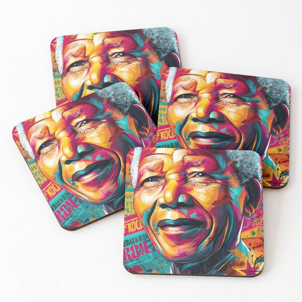 Item preview, Vibrant Portrait of Iconic Leader in Bold Colors designed and sold by Artessie.