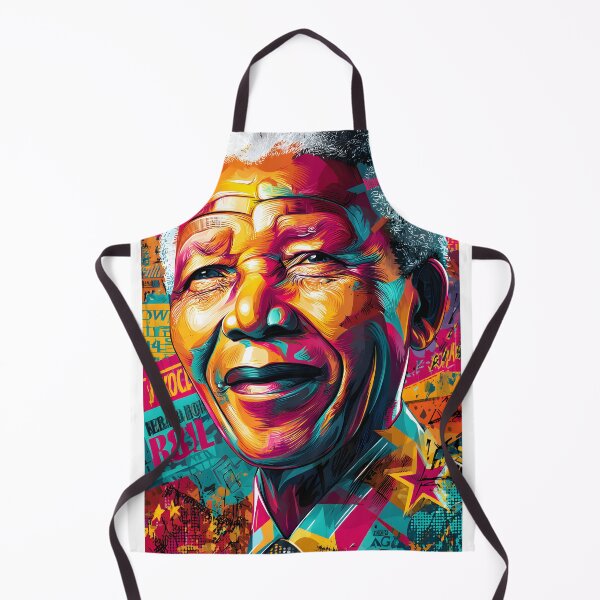 Item preview, Vibrant Portrait of Iconic Leader in Bold Colors designed and sold by Artessie.