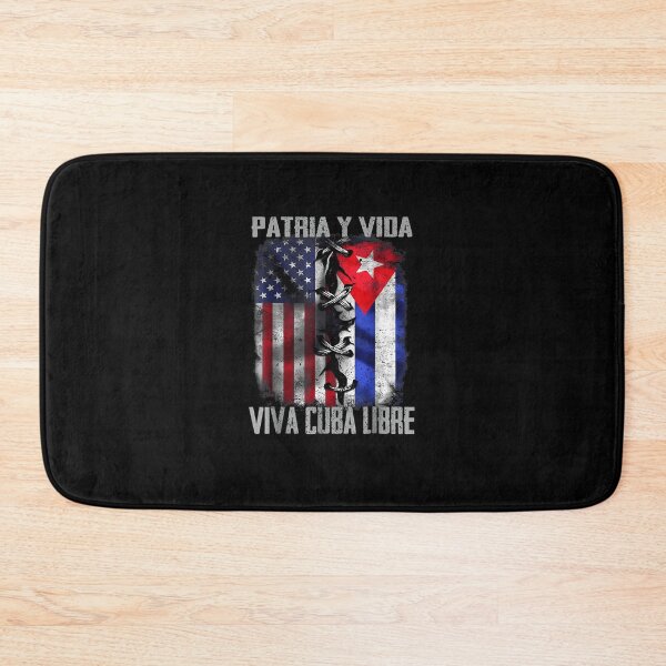 Item preview, Patria Y Vida Viva Cuba Libre Cuban Flag Freedom Fist designed and sold by SpectrumShades.
