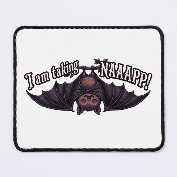 Item preview, The Dramatic Nap Bat designed and sold by Paws And Pause.