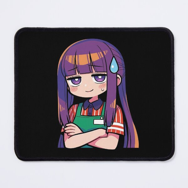 Item preview, Nervous Smile Anime Girl designed and sold by YumeKurenai.