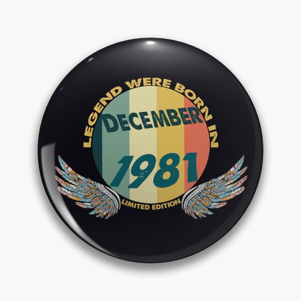Item preview,  Legends were Born In December 1981 designed and sold by BUTTER7FLY.
