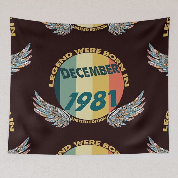 Item preview,  Legends were Born In December 1981 designed and sold by BUTTER7FLY.
