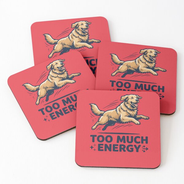 Item preview, Too Much Energy Dog Shirt – Funny Hyper Dog Meme Chaotic Energy designed and sold by ZyxDes.
