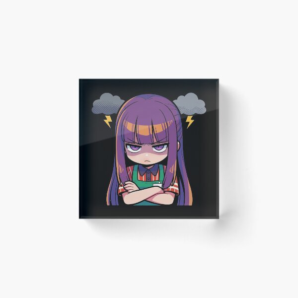 Item preview, Angry Anime Clerk Lightning designed and sold by YumeKurenai.