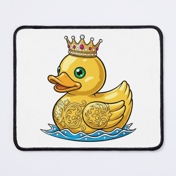 Item preview, Royal Gold Jeweled Rubber Ducky Crown Emerald Eyes designed and sold by octozap.