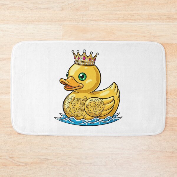 Item preview, Royal Gold Jeweled Rubber Ducky Crown Emerald Eyes designed and sold by octozap.