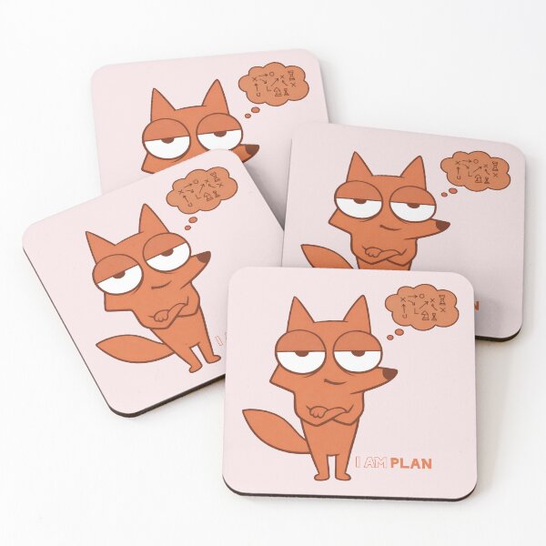 Item preview, Clever Fox I Am Plan Strategy Moodmals designed and sold by GhezArt.