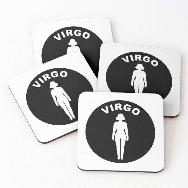 Item preview, Virgo Maiden - Zodiac Sign In Negative Circle Bold Art designed and sold by The Bold Line Studio.