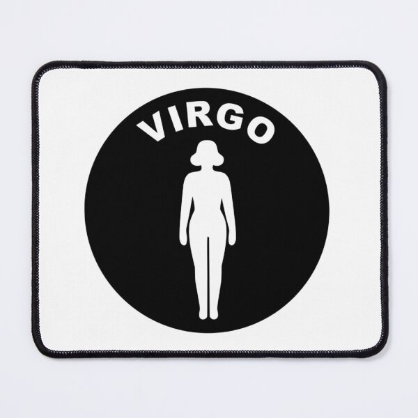 Item preview, Virgo Maiden - Zodiac Sign In Negative Circle Bold Art designed and sold by The Bold Line Studio.