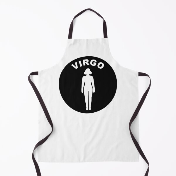 Item preview, Virgo Maiden - Zodiac Sign In Negative Circle Bold Art designed and sold by The Bold Line Studio.