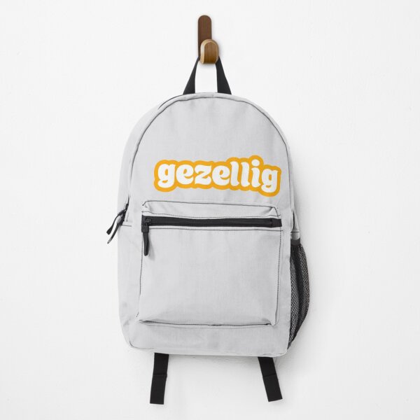 Item preview, Gezellig - naranja/blanco designed and sold by mooskdesign.