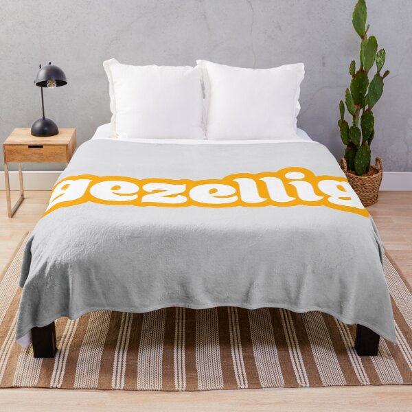 Item preview, Gezellig - orange/white designed and sold by mooskdesign.
