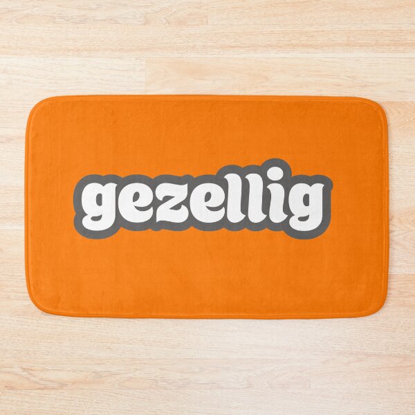 Item preview, Gezellig - gris/blanco designed and sold by mooskdesign.