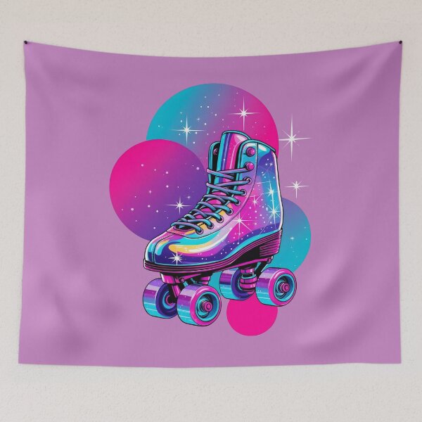 Item preview, Neon Retro 80s – Design 08 Retro 80s Neon Roller Skate designed and sold by NK-Studios .