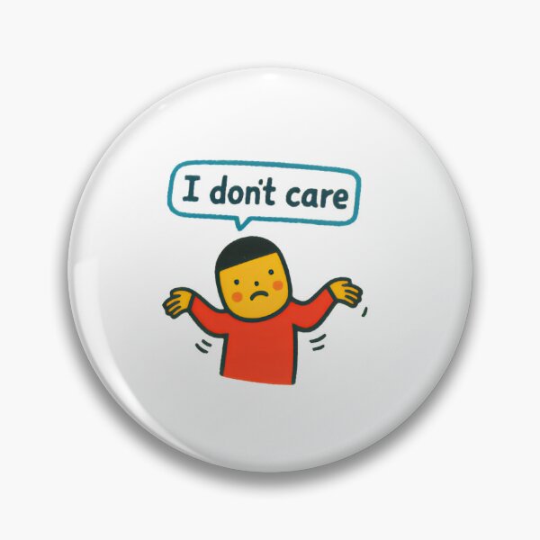 Item preview, Funny I Don't Care Cartoon — Sarcastic Shrugging Character Illustration designed and sold by Colorful-Garden.