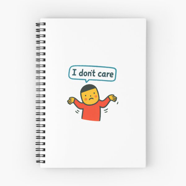 Item preview, Funny I Don't Care Cartoon — Sarcastic Shrugging Character Illustration designed and sold by Colorful-Garden.