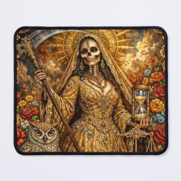 Item preview, Santa Muerte in Gold Dress designed and sold by AliceWhiteDF.