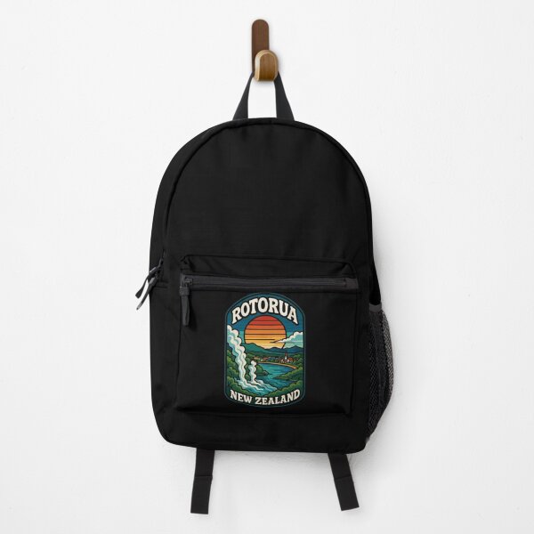 Item preview, Rotorua New Zealand Retro designed and sold by TomFrontierArt.