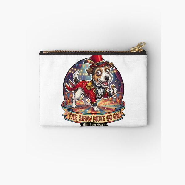 Item preview, The Show Must Go On: Stressed Circus Dog designed and sold by Paws And Pause.
