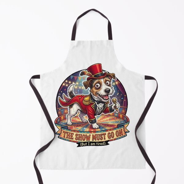 Item preview, The Show Must Go On: Stressed Circus Dog designed and sold by Paws And Pause.