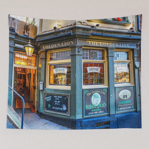 Item preview, The Golden Lion Irish Pub in Whitby, Yorkshire, UK designed and sold by Paul Thompson Photography.