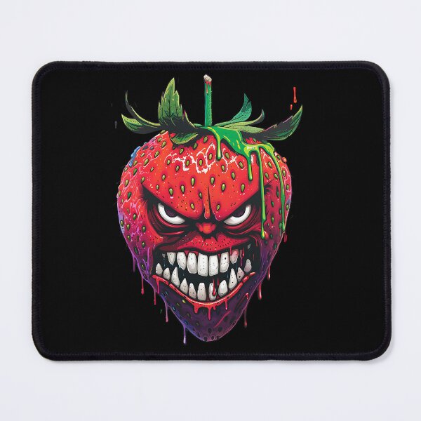 Item preview, Angry Neon Strawberry - Graffiti Street Art - Red Fury designed and sold by EhrenGeneration.
