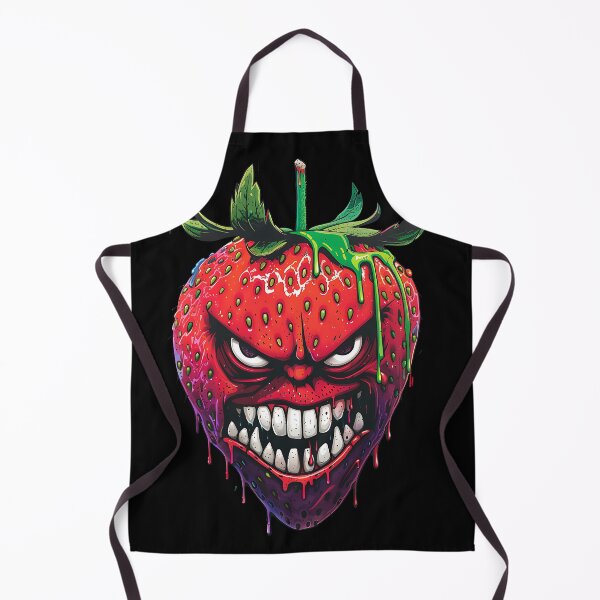 Item preview, Angry Neon Strawberry - Graffiti Street Art - Red Fury designed and sold by EhrenGeneration.