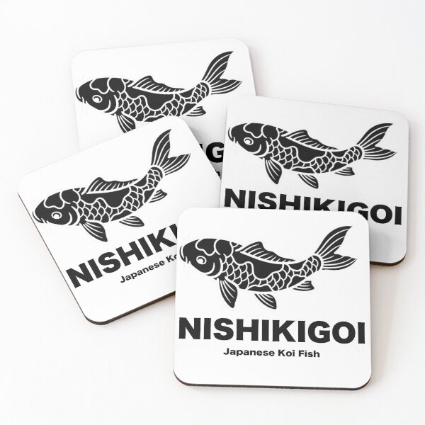 Item preview, Nishikigoi – Japanese Koi Fish Minimalist Design | Symbol of Luck & Prosperity designed and sold by ObabaShoten-jp.