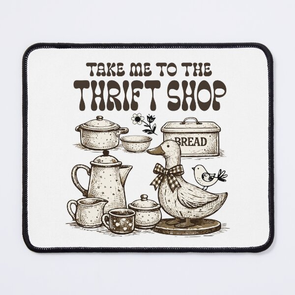 Item preview, Thrifting Vintage Antique Lover Takes Me to The Thrift Shop designed and sold by Colorfulman.