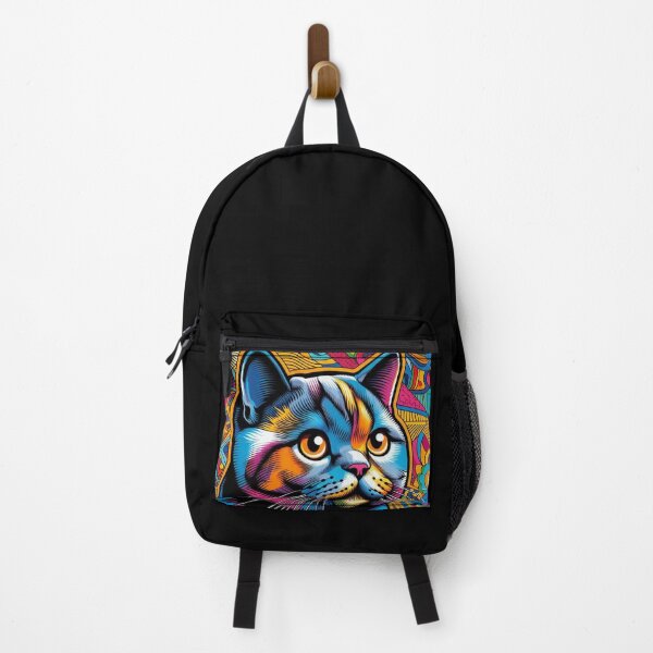 Item preview, Pop Art Cat – Psychedelic Color Explosion designed and sold by Dogandesighn.